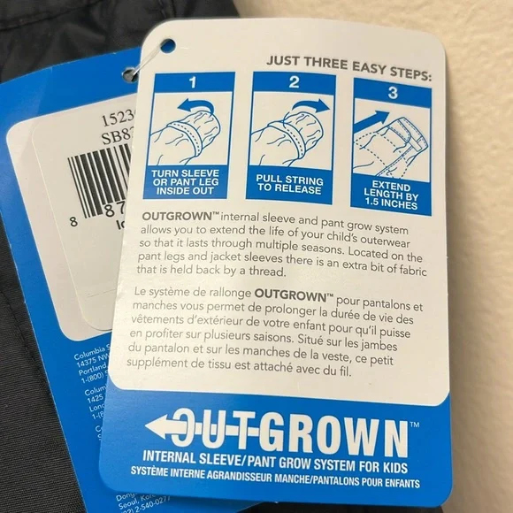 💕Columbia Youth Waterproof Snow Pants; Black; Size Large - Picture 10 of 12